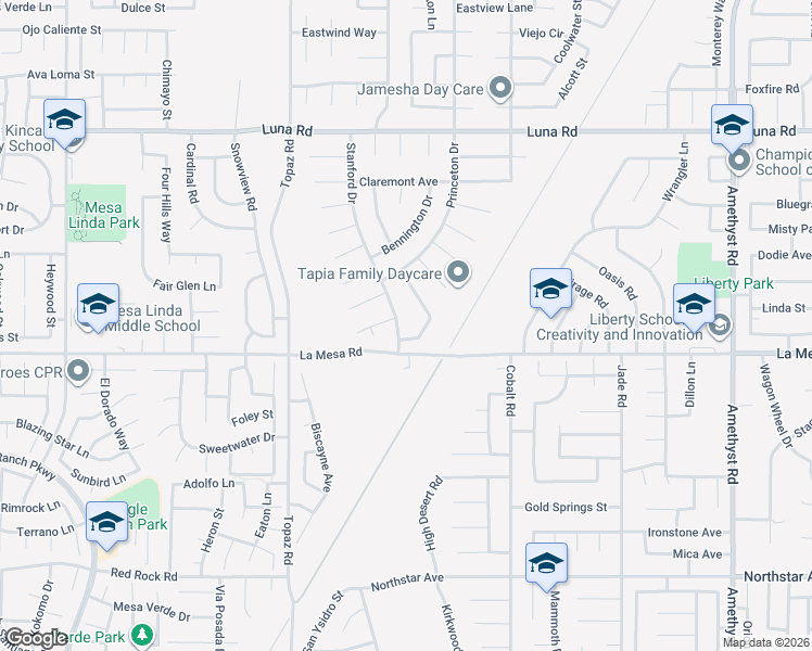map of restaurants, bars, coffee shops, grocery stores, and more near 12993 Spelman Drive in Victorville