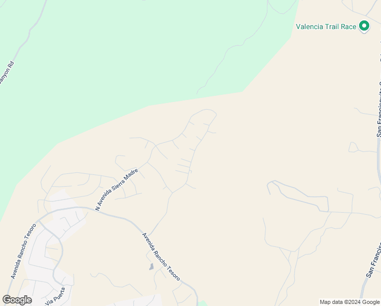 map of restaurants, bars, coffee shops, grocery stores, and more near 24156 West Corte la Lluvia in Los Angeles County