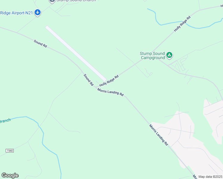 map of restaurants, bars, coffee shops, grocery stores, and more near 497 Morris Landing Road in Holly Ridge