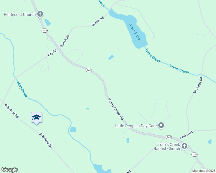 map of restaurants, bars, coffee shops, grocery stores, and more near 2685 Georgia 145 in Eastanollee