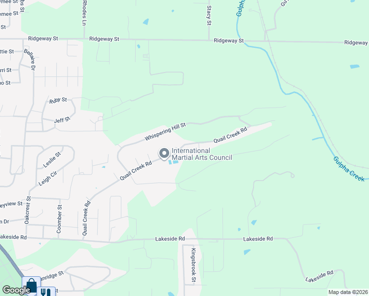 map of restaurants, bars, coffee shops, grocery stores, and more near 100 Gramercy Court in Hot Springs