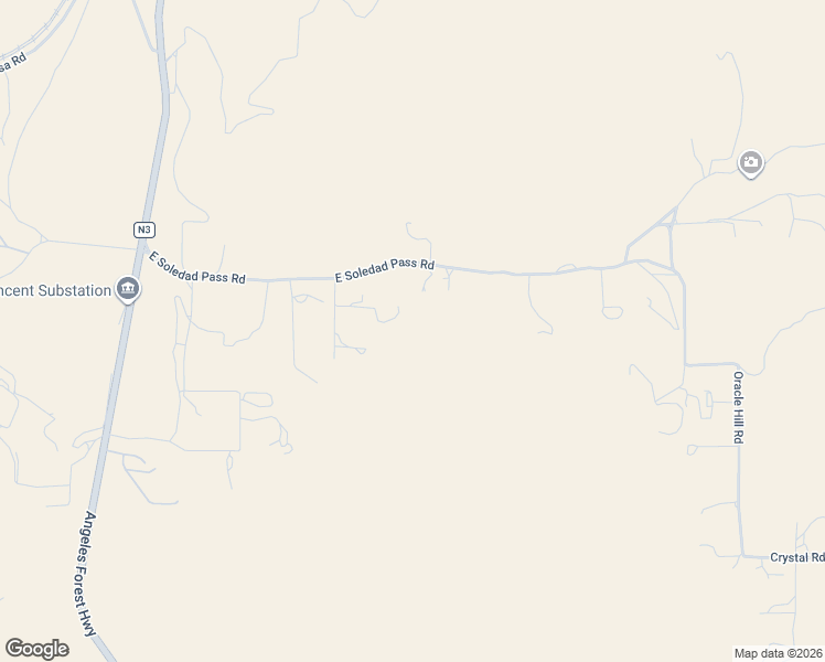 map of restaurants, bars, coffee shops, grocery stores, and more near 624 East Soledad Pass Road in Palmdale