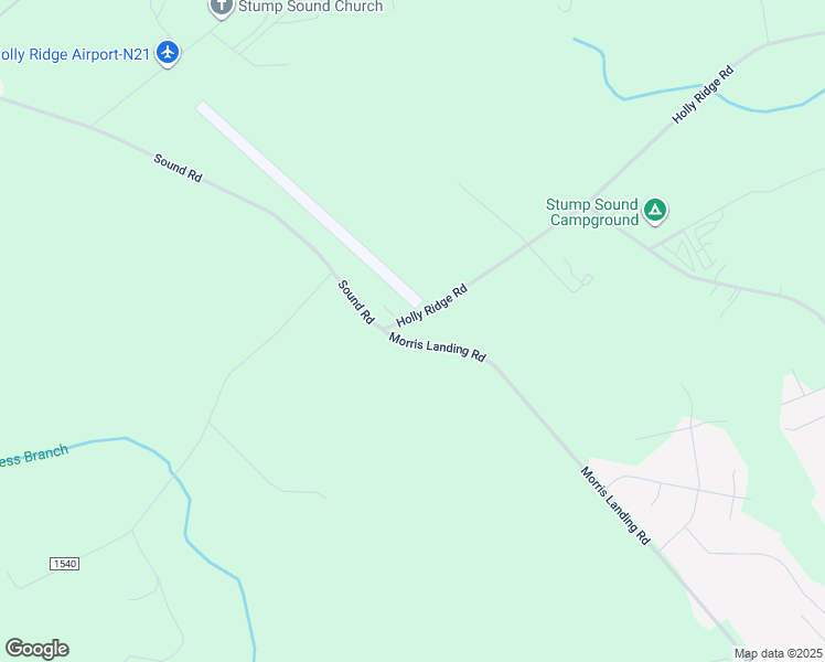 map of restaurants, bars, coffee shops, grocery stores, and more near 687 Holly Ridge Road in Holly Ridge