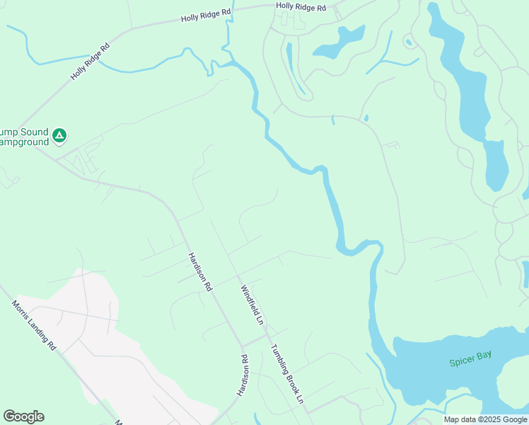 map of restaurants, bars, coffee shops, grocery stores, and more near 214 Gelynda Court in Holly Ridge