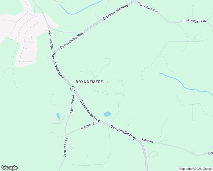 map of restaurants, bars, coffee shops, grocery stores, and more near 120 Sadie Ct in Dawsonville