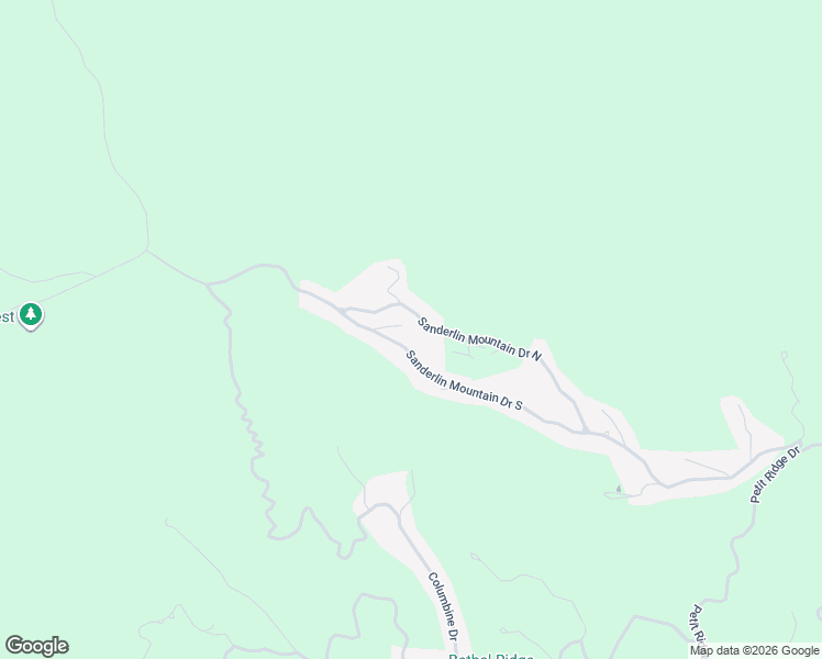 map of restaurants, bars, coffee shops, grocery stores, and more near 5135 Resting Bear Ridge in Dawsonville