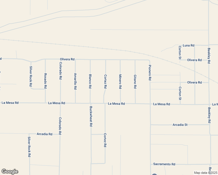 map of restaurants, bars, coffee shops, grocery stores, and more near 13005 Cortez Road in Phelan