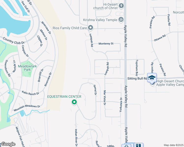 map of restaurants, bars, coffee shops, grocery stores, and more near 12924 Stonebrook in Apple Valley