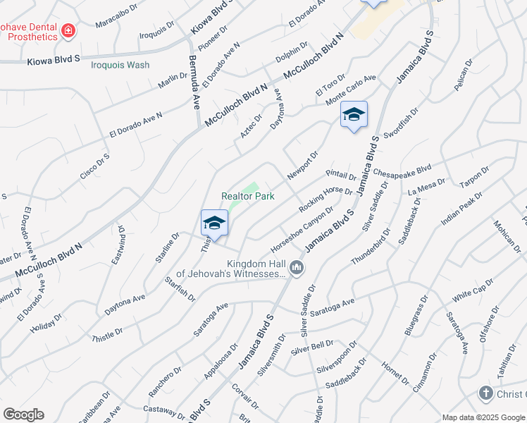 map of restaurants, bars, coffee shops, grocery stores, and more near 3151 Pintail Drive in Lake Havasu City