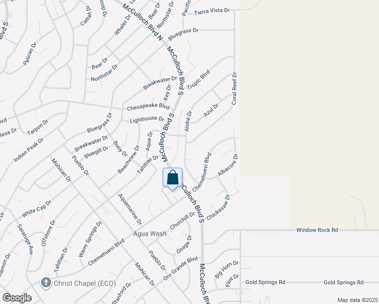 map of restaurants, bars, coffee shops, grocery stores, and more near 640 Aloha Dr in Lake Havasu City