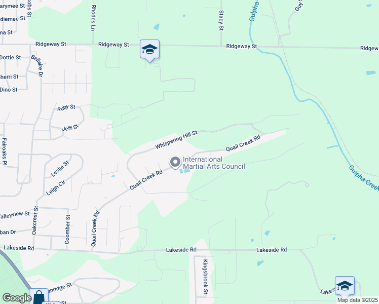 map of restaurants, bars, coffee shops, grocery stores, and more near 100 Gramercy Court in Hot Springs