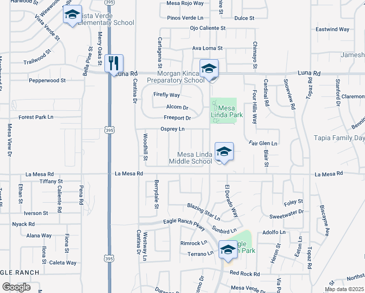 map of restaurants, bars, coffee shops, grocery stores, and more near 12991 Oak Wood Street in Victorville