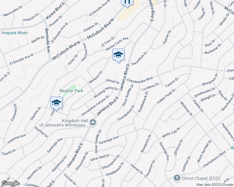 map of restaurants, bars, coffee shops, grocery stores, and more near 3332 Jamaica Boulevard South in Lake Havasu City