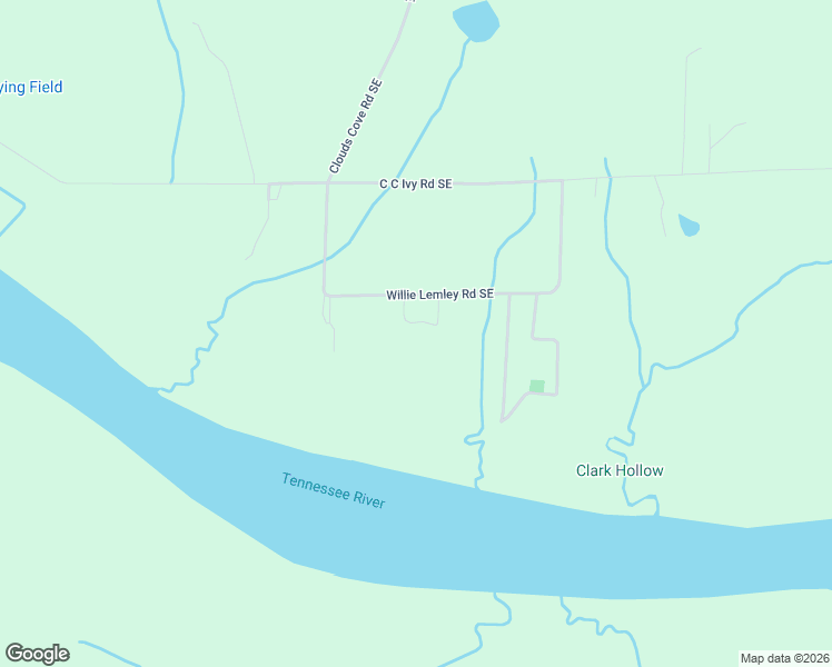 map of restaurants, bars, coffee shops, grocery stores, and more near 278 Willie Lemley Road Southeast in Huntsville