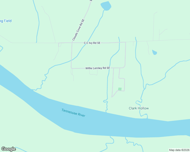 map of restaurants, bars, coffee shops, grocery stores, and more near 278 Willie Lemley Road Southeast in Huntsville