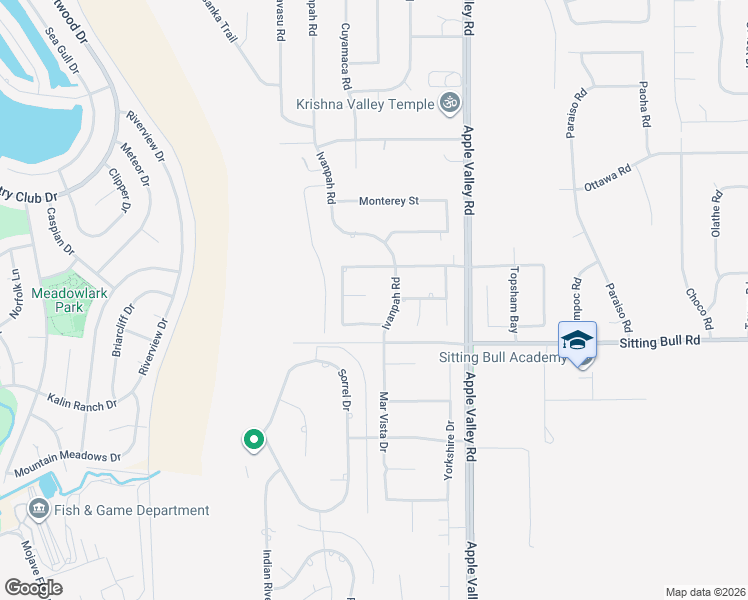 map of restaurants, bars, coffee shops, grocery stores, and more near 19187 Glenbrook Circle in Apple Valley