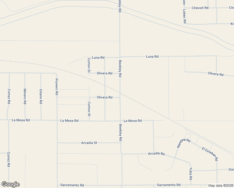 map of restaurants, bars, coffee shops, grocery stores, and more near 13072 Beekley Road in Phelan