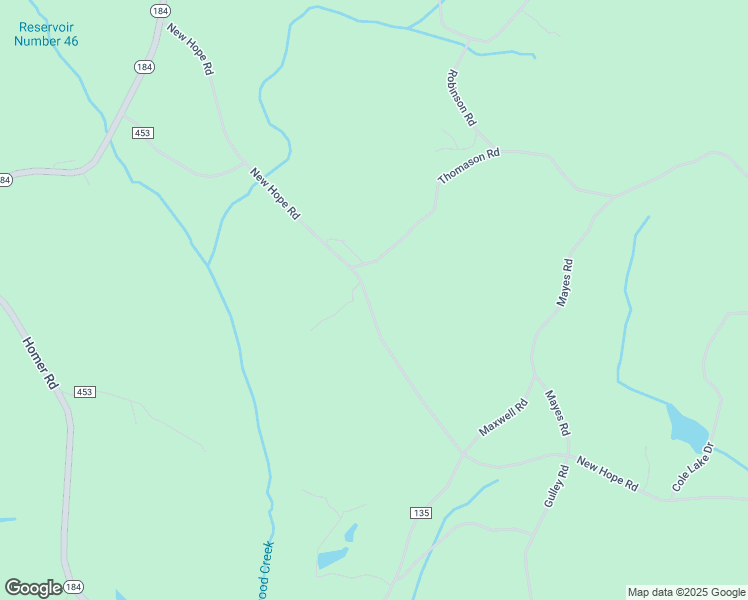 map of restaurants, bars, coffee shops, grocery stores, and more near 2370 New Hope Road in Toccoa