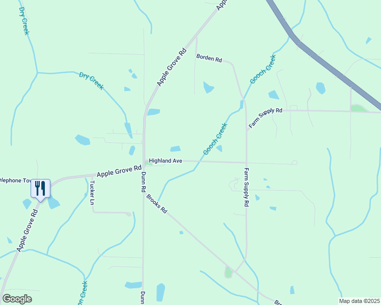 map of restaurants, bars, coffee shops, grocery stores, and more near 108 Highland Avenue in Morgan County