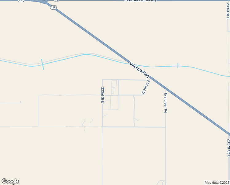 map of restaurants, bars, coffee shops, grocery stores, and more near 33048 223rd Street East in Llano