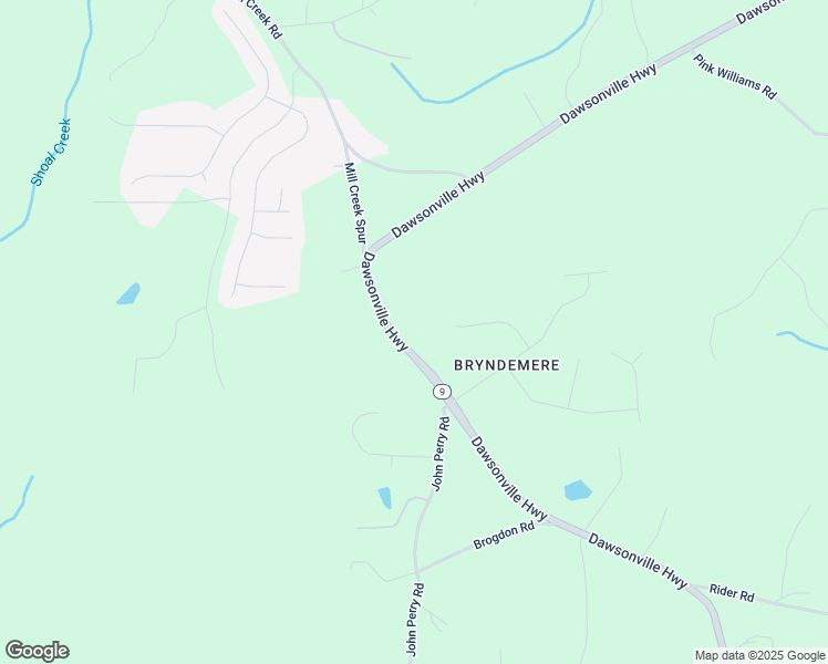 map of restaurants, bars, coffee shops, grocery stores, and more near 7067 Dawsonville Highway in Dawsonville