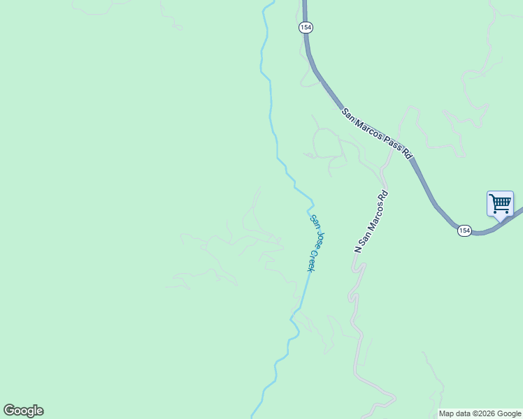 map of restaurants, bars, coffee shops, grocery stores, and more near 2110 North San Marcos Road in Santa Barbara