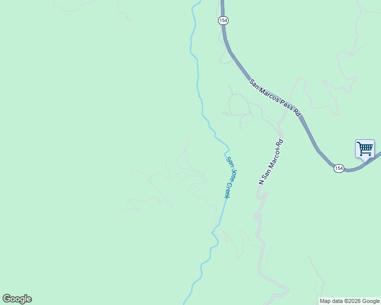 map of restaurants, bars, coffee shops, grocery stores, and more near 2110 North San Marcos Road in Santa Barbara