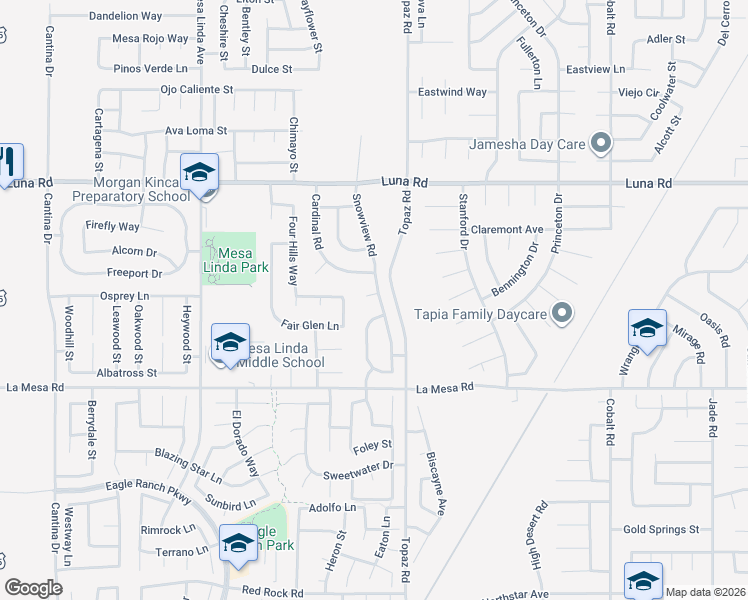 map of restaurants, bars, coffee shops, grocery stores, and more near 13076 Snowview Road in Victorville