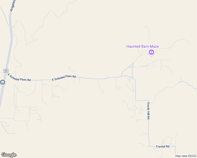 map of restaurants, bars, coffee shops, grocery stores, and more near East Soledad Pass Road in Los Angeles County