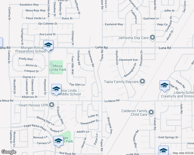 map of restaurants, bars, coffee shops, grocery stores, and more near 13073 Snowview Road in Victorville