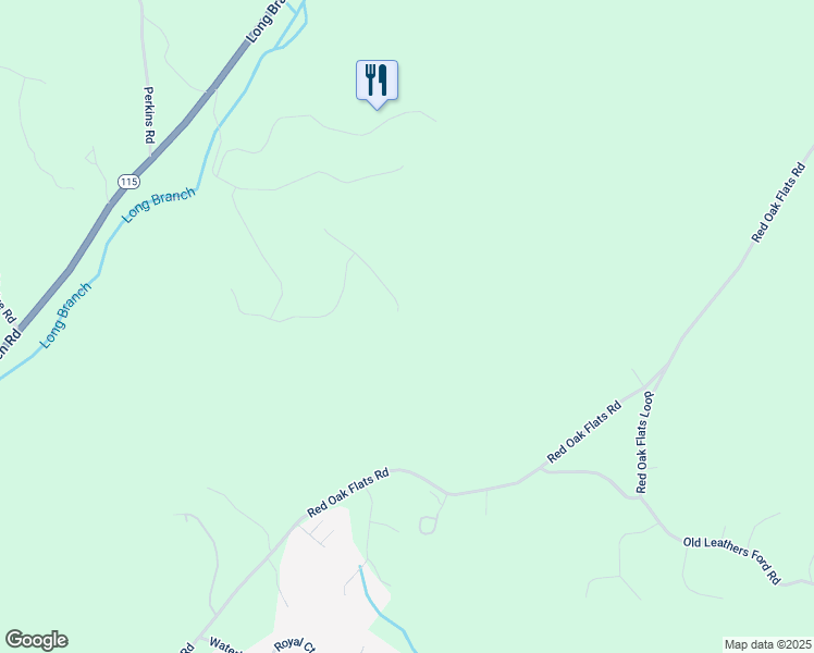 map of restaurants, bars, coffee shops, grocery stores, and more near 180 Buckeye Ridge East in Dahlonega