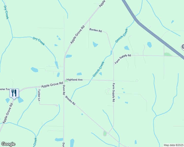map of restaurants, bars, coffee shops, grocery stores, and more near 108 Highland Avenue in Laceys Spring