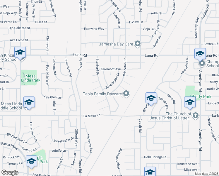 map of restaurants, bars, coffee shops, grocery stores, and more near 13087 Bennington Drive in Victorville