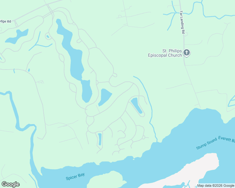 map of restaurants, bars, coffee shops, grocery stores, and more near 358 Lake Willow Way in Holly Ridge