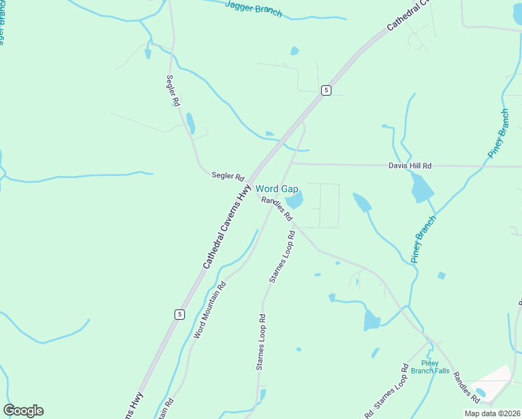 map of restaurants, bars, coffee shops, grocery stores, and more near 2391 Word Mountain Road in Grant