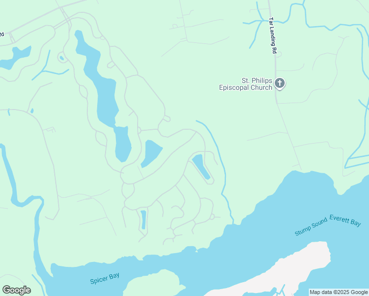 map of restaurants, bars, coffee shops, grocery stores, and more near 366 Spicer Lake Drive in Holly Ridge