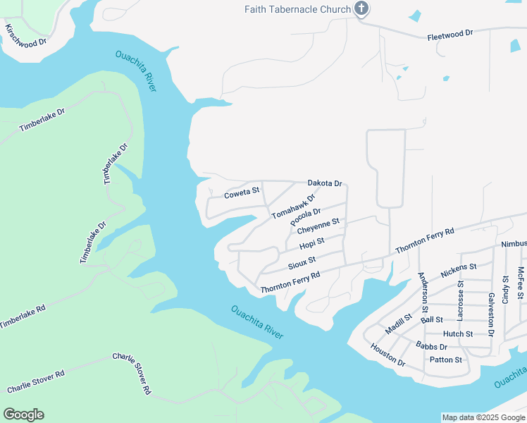 map of restaurants, bars, coffee shops, grocery stores, and more near 275 Arrowhead Drive in Hot Springs