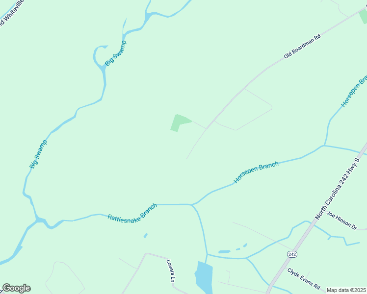 map of restaurants, bars, coffee shops, grocery stores, and more near 1319 Old Boardman Road in Bladenboro