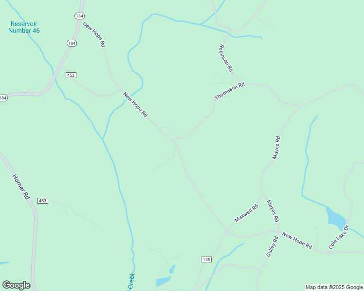 map of restaurants, bars, coffee shops, grocery stores, and more near 2370 New Hope Road in Toccoa