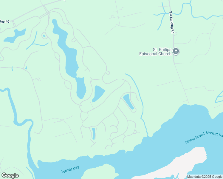 map of restaurants, bars, coffee shops, grocery stores, and more near 359 Spicer Lake Drive in Holly Ridge