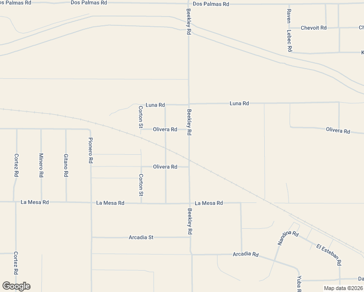 map of restaurants, bars, coffee shops, grocery stores, and more near 13072 Beekley Road in Phelan