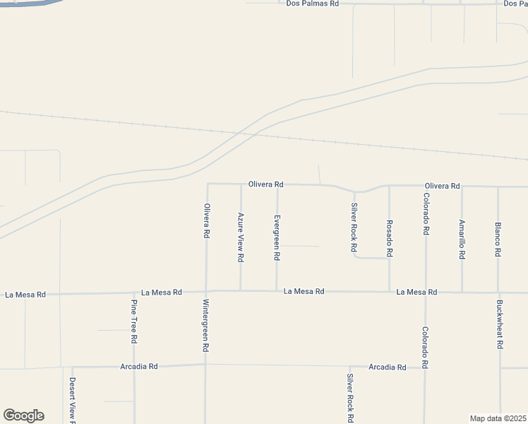 map of restaurants, bars, coffee shops, grocery stores, and more near 13130 Evergreen Road in Piñon Hills