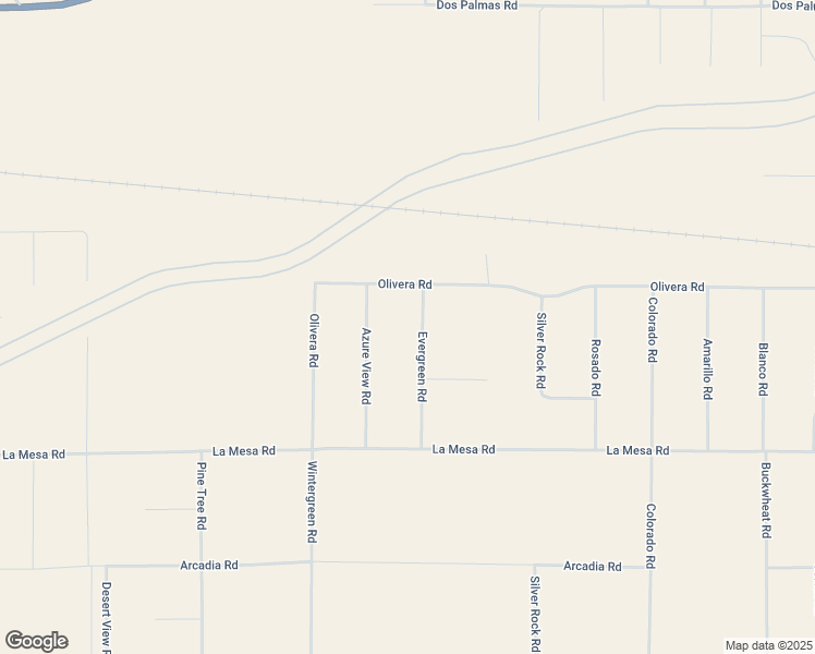 map of restaurants, bars, coffee shops, grocery stores, and more near 13130 Evergreen Road in Piñon Hills