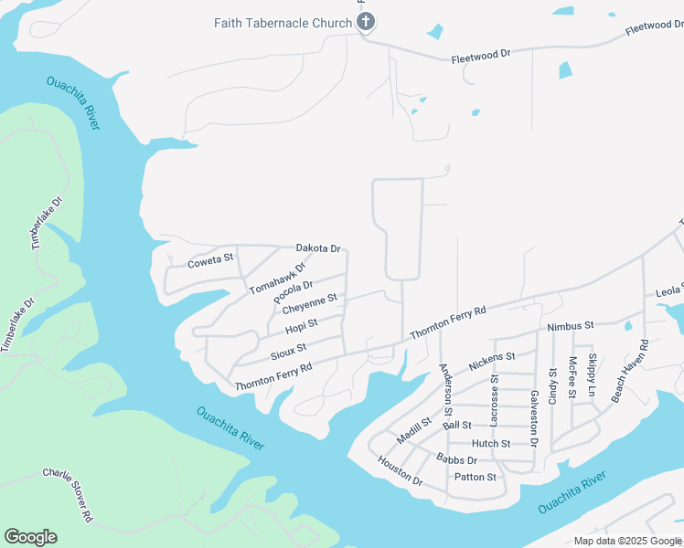 map of restaurants, bars, coffee shops, grocery stores, and more near 212 Dakota Drive in Hot Springs