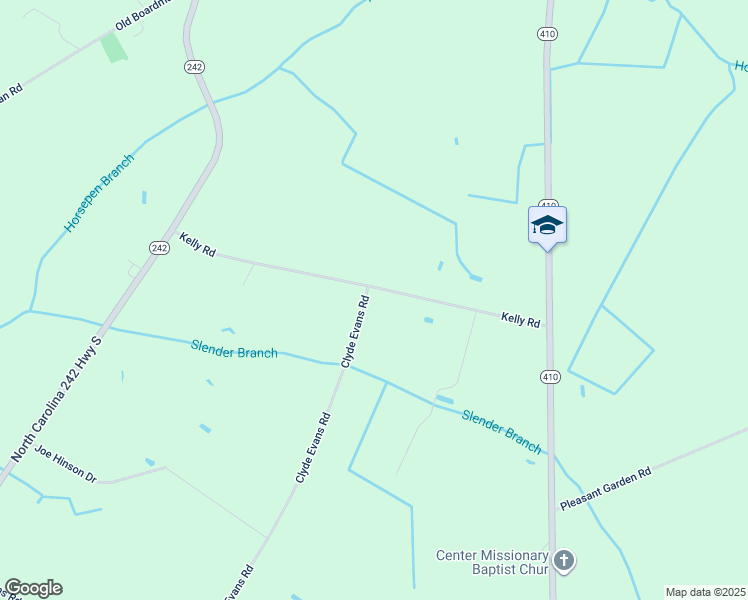 map of restaurants, bars, coffee shops, grocery stores, and more near 435 Kelly Road in Bladenboro
