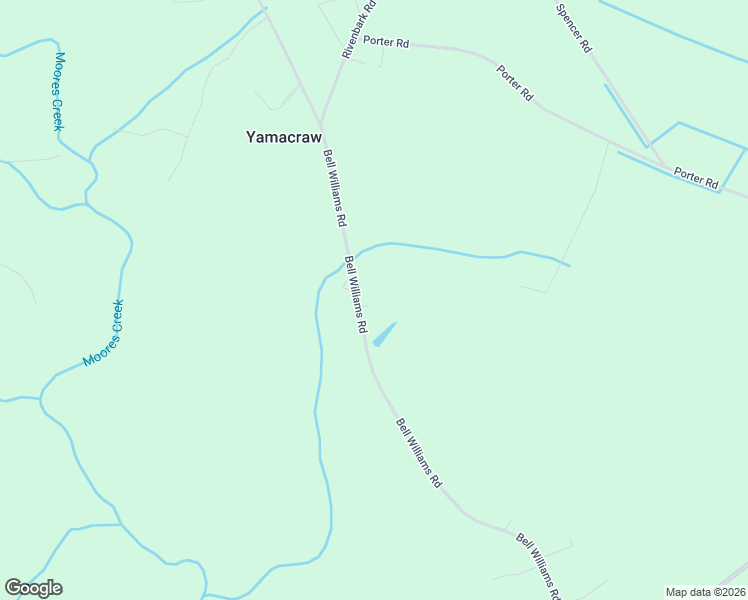 map of restaurants, bars, coffee shops, grocery stores, and more near 5265 Bell Williams Road in Currie
