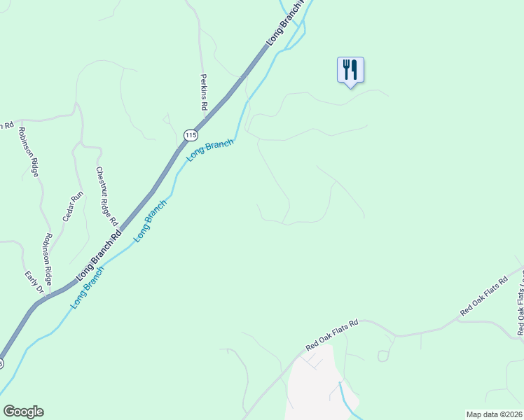 map of restaurants, bars, coffee shops, grocery stores, and more near 31 Buckeye Lane in Dahlonega