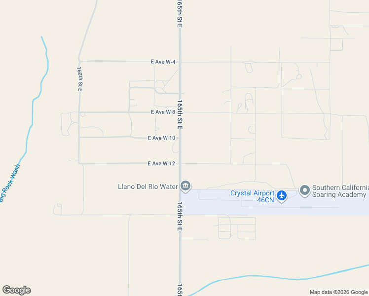 map of restaurants, bars, coffee shops, grocery stores, and more near 33042-33098 165th Street East in Llano