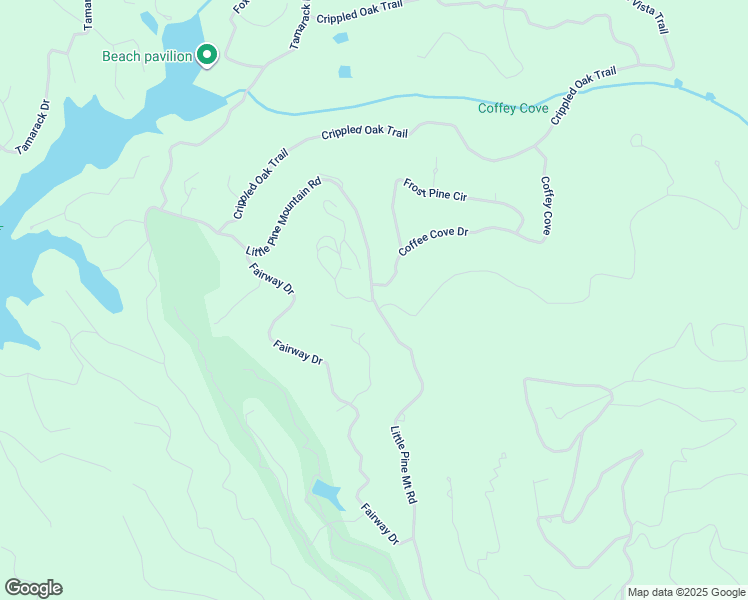 map of restaurants, bars, coffee shops, grocery stores, and more near 0 Little Pine Mountain Road in Jasper