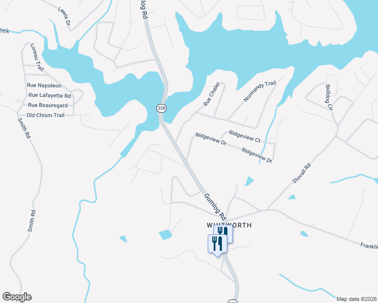 map of restaurants, bars, coffee shops, grocery stores, and more near 2960 Gumlog Road in Lavonia